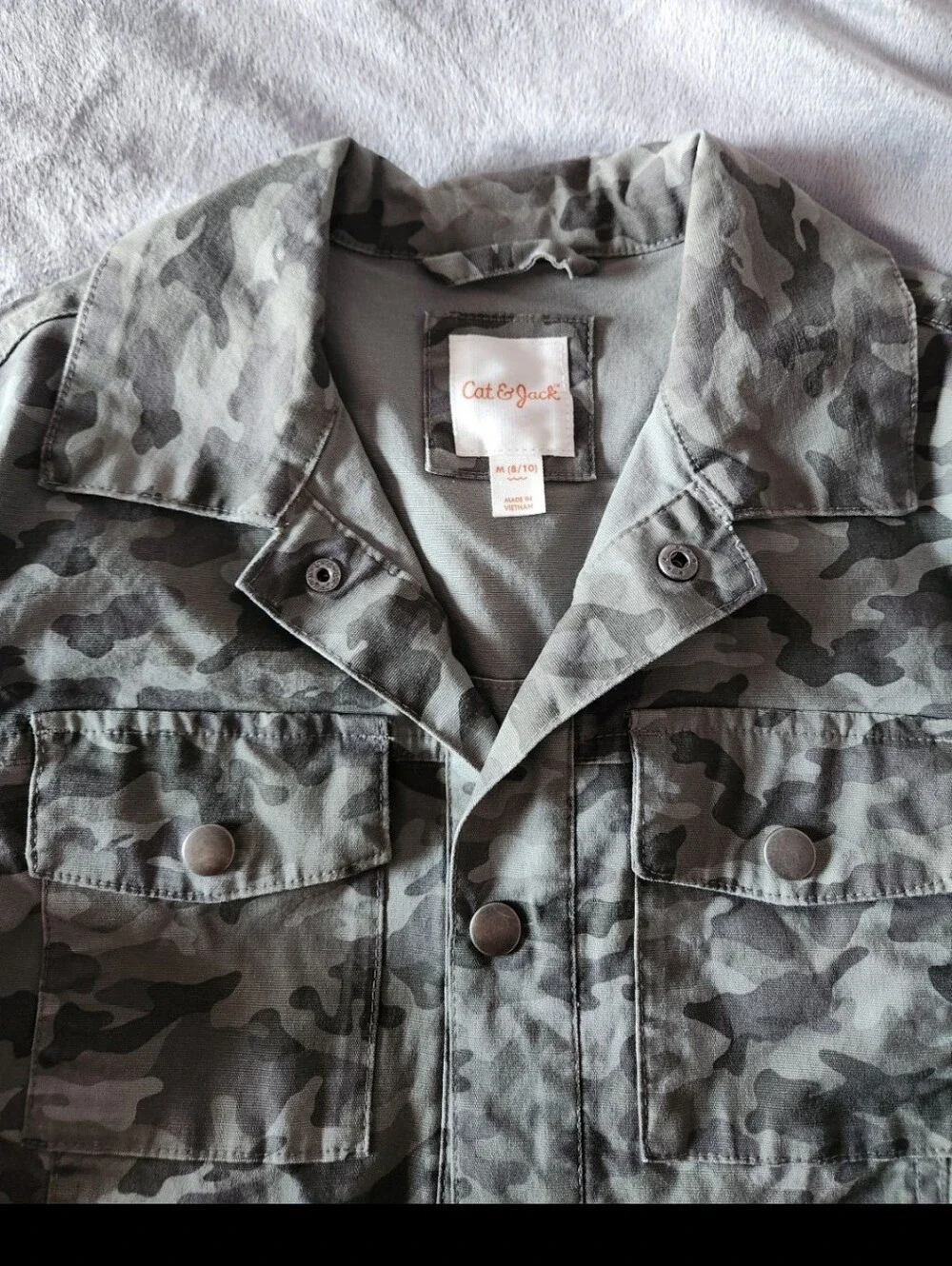 Boys Camo Jacket